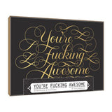 Calligraphuck You're Fucking Awesome Notecards 12pk [26904]