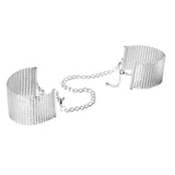 Bijoux Indiscrets Desir Metallique Mesh Handcuffs - Silver [57542]