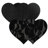 Nippies Basics Black Hearts - Size C [57770]