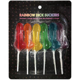 Rainbow Dick Suckers 6pk [92251]