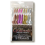 Glitterati Cocktail Straws 8pk [92271]