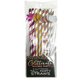 Glitterati Boobie Straws 8pk [92290]
