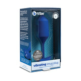 B-Vibe Snug Plug Vibrating XL - Navy [A01464]