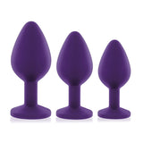 Rianne S Booty Plug Set 3-Pack - Purple [A01519]