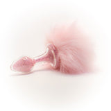 Crystal Delights Magnetic Sparkle Bunny Tail  - Pink [A01662]