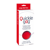 Quickie Ball Gag Large - Red [A03031]