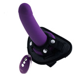 VeDO STRAPPED Rechargeable Vibrating Strap-On - Purple [A03973]